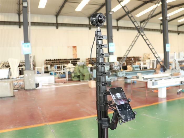 10M Teleskopický Sloup Photoaparátu Pro Inspekci Nemovitostí A Fotografování