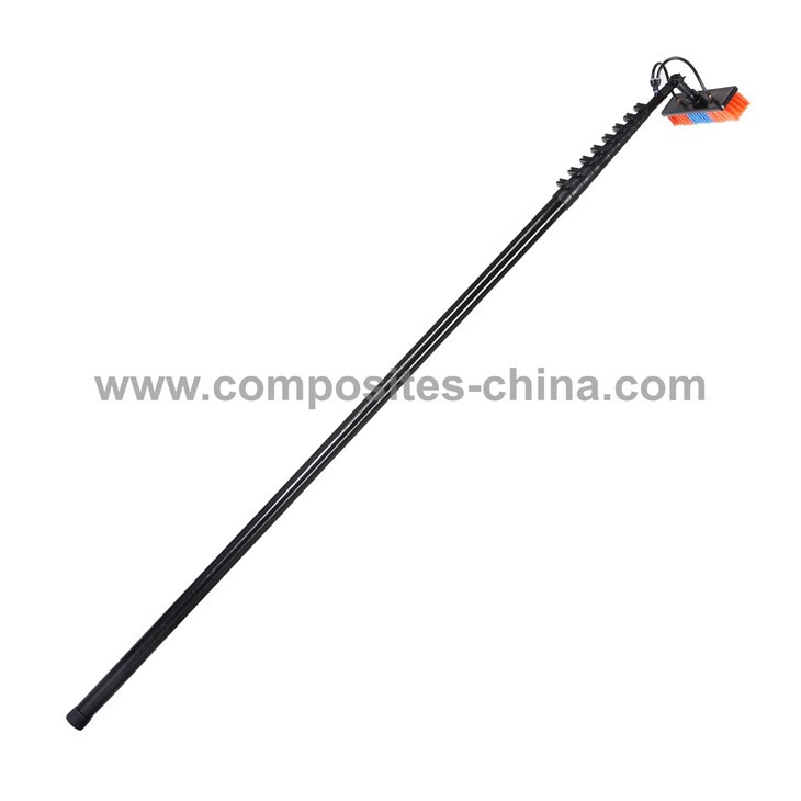 עמוד ניקוי חלונות 12 מ' סיבי פחמן