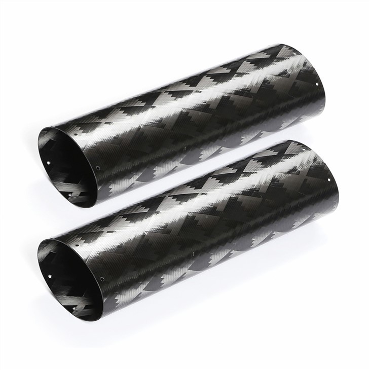 Filament Gewickelter Kohlefaserschlauch